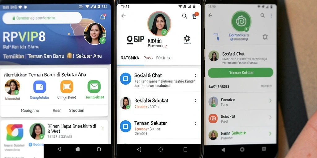 Tampilan antarmuka RPVIP8 yang intuitif dan menarik.